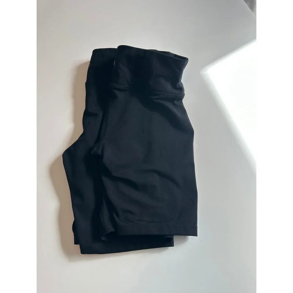 Set of Mondetta Kids‎ Black Bike Shorts Size Medium Girls Athletic